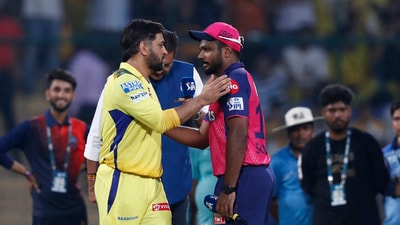 MS Dhoni and Sanju Samson (REUTERS)