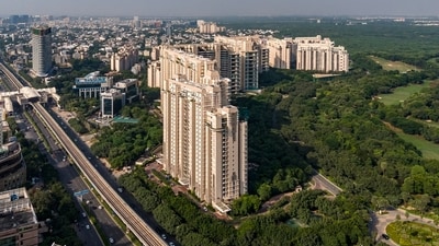 Buoyed by record pre-sales in the last fiscal, India's largest realty firm DLF on May 20 said it is targeting to sell housing properties worth ₹20,000-22,000 crore during 2025-26, driven by robust demand for its luxury properties. (DLF) Buoyed by record pre-sales in the last fiscal, India's largest realty firm DLF on May 20 said it is targeting to sell housing properties worth ₹20,000-22,000 crore during 2025-26, driven by robust demand for its luxury properties. (DLF)