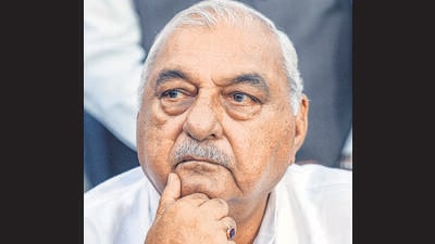 Former Haryana chief minister Bhupinder Singh Hooda. (PTI) Former Haryana chief minister Bhupinder Singh Hooda. (PTI)