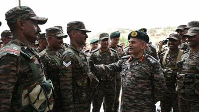 General Dwivedi highlighted the army’s tradition of honour and its unflinching readiness to meet future challenges. (HT sourced photo) General Dwivedi highlighted the army’s tradition of honour and its unflinching readiness to meet future challenges. (HT sourced photo)