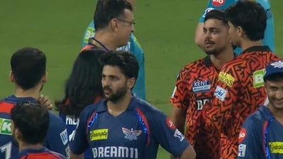 Abhishek Sharma was involved in a heated altercation with Digvesh Rathi during LSG vs SRH Abhishek Sharma was involved in a heated altercation with Digvesh Rathi during LSG vs SRH