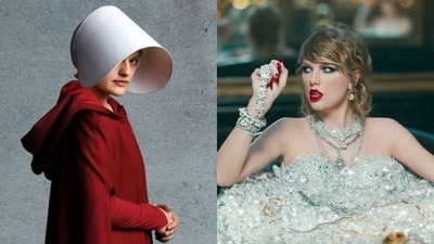 The latest episode of The Handmaid's Tale featured a new version of Taylor Swift's Look What You Made Me Do. The latest episode of The Handmaid's Tale featured a new version of Taylor Swift's Look What You Made Me Do.