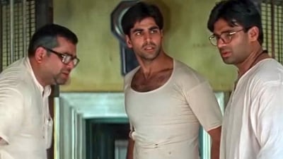 Paresh Rawal, Akshay Kumar and Suniel Shetty Paresh Rawal, Akshay Kumar and Suniel Shetty