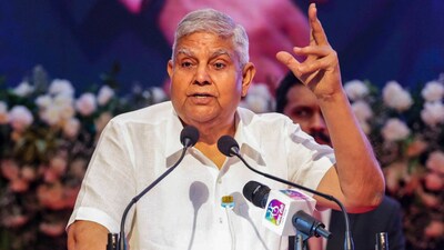 Jagdeep Dhankhar raised some questions about the three-judge panel formed by the CJI on March 22. (PTI) Jagdeep Dhankhar raised some questions about the three-judge panel formed by the CJI on March 22. (PTI)
