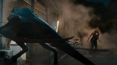 Jurassic World Rebirth trailer: Scarlett Johansson in a still from the film. Jurassic World Rebirth trailer: Scarlett Johansson in a still from the film.