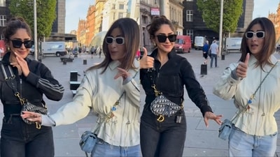 Mrunal Thakur and Mouni Roy visited Glasgow recently. Mrunal Thakur and Mouni Roy visited Glasgow recently.