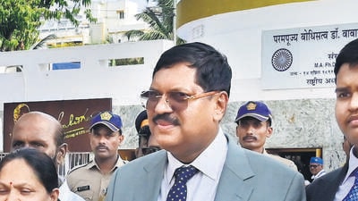 Mumbai, India - May 18, 2025:Chief Justice of India B R Gavai (3rd R) along with his family visited chaityabhoomi to pays his respect to Dr B Ambedkar at Dadar Chowpahatty, in Mumbai, India, on Sunday, May 18, 2025. (Photo by Anshuman Poyrekar/ Hindustan Times) (Hindustan Times) Mumbai, India - May 18, 2025:Chief Justice of India B R Gavai (3rd R) along with his family visited chaityabhoomi to pays his respect to Dr B Ambedkar at Dadar Chowpahatty, in Mumbai, India, on Sunday, May 18, 2025. (Photo by Anshuman Poyrekar/ Hindustan Times) (Hindustan Times)