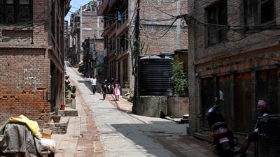 A 4.7 magnitude earthquake hit western Nepal's Kaski district. (AFP)
