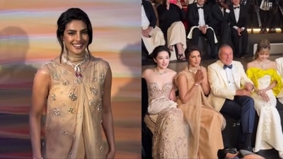 Priyanka Chopra posed with the other celebrities at the event. Priyanka Chopra posed with the other celebrities at the event.