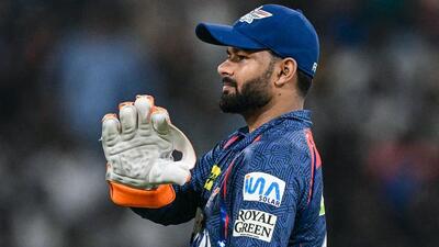 Rishabh Pant was expected to be the man to inspire a comeback of sorts for Lucknow Super Giants but the captain and batter has failed. (AFP) Rishabh Pant was expected to be the man to inspire a comeback of sorts for Lucknow Super Giants but the captain and batter has failed. (AFP)