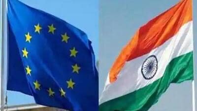 The EU doesn’t want to be left out after its erstwhile member, the United Kingdom successful concluded India-UK free trade negotiations on May 6 (FILE) The EU doesn’t want to be left out after its erstwhile member, the United Kingdom successful concluded India-UK free trade negotiations on May 6 (FILE)