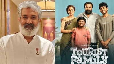 SS Rajamouli prasied Abishan Jeevinth's Tourist Family. SS Rajamouli prasied Abishan Jeevinth's Tourist Family.