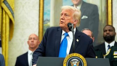 US President Donald Trump (AP) US President Donald Trump (AP)