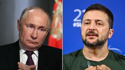 This combination of pictures created on May 12, 2025 shows President Vladimir Putin and Ukraine's President Volodymyr Zelensky. (AFP) This combination of pictures created on May 12, 2025 shows President Vladimir Putin and Ukraine's President Volodymyr Zelensky. (AFP)