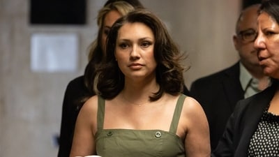 Jessica Mann, an alleged victim of Harvey Weinstein, arrives at Manhattan criminal court in New York, US, on Monday, May 19, 2025. (Bloomberg) Jessica Mann, an alleged victim of Harvey Weinstein, arrives at Manhattan criminal court in New York, US, on Monday, May 19, 2025. (Bloomberg)