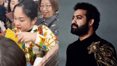 When Jr NTR was left impressed by a Japanese fan's Telugu (Photos: Instagram/jrntr) When Jr NTR was left impressed by a Japanese fan's Telugu (Photos: Instagram/jrntr)