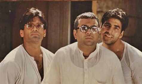 Suniel Shetty, Paresh Rawal and Akshay Kumar in Hera Pheri Suniel Shetty, Paresh Rawal and Akshay Kumar in Hera Pheri