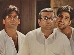 Suniel Shetty, Paresh Rawal and Akshay Kumar in a still from Hera Pheri Suniel Shetty, Paresh Rawal and Akshay Kumar in a still from Hera Pheri