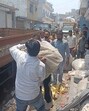 MC removing encroachments in Mayapuri, Ludhiana on Tuesday. (HT Photo) MC removing encroachments in Mayapuri, Ludhiana on Tuesday. (HT Photo)