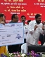 On September 3, 2024, then chief minister Eknath Shinde had handed over cheques to beneficiaries of the Ramabai Nagar and Kamraj Nagar redevelopment project (Hindustan Times) On September 3, 2024, then chief minister Eknath Shinde had handed over cheques to beneficiaries of the Ramabai Nagar and Kamraj Nagar redevelopment project (Hindustan Times)