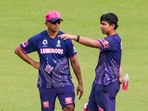 Rajasthan Royals' Vaibhav Suryavanshi, right, with head coach Rahul Dravid Rajasthan Royals' Vaibhav Suryavanshi, right, with head coach Rahul Dravid