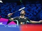 India's HS Prannoy hits a return