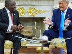 President Donald Trump meets South African President Cyril Ramaphosa in the Oval Office of the White House, Wednesday, May 21, 2025, in Washington. (AP Photo/Evan Vucci) President Donald Trump meets South African President Cyril Ramaphosa in the Oval Office of the White House, Wednesday, May 21, 2025, in Washington. (AP Photo/Evan Vucci)