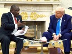 President Donald Trump met South Africa's President Cyril Ramaphosa in the Oval Office of the White House, Wednesday, May 21, 2025, in Washington. President Donald Trump met South Africa's President Cyril Ramaphosa in the Oval Office of the White House, Wednesday, May 21, 2025, in Washington.