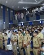 West Bengal chief minister Mamata Banerjee chairs an administrative meeting in Siliguri on Wednesday. (@AITCofficial)