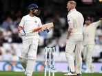 Virat Kohli with Ben Stokes during the 2018 Test series Virat Kohli with Ben Stokes during the 2018 Test series