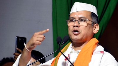 Himanta Biswa Sarma had alleged that Gaurav Gogoi visited Pakistan on invitation from its spy agency ISI, worked closely with the establishment of the neighbouring nation. (Anuwar Hazarika ) Himanta Biswa Sarma had alleged that Gaurav Gogoi visited Pakistan on invitation from its spy agency ISI, worked closely with the establishment of the neighbouring nation. (Anuwar Hazarika )