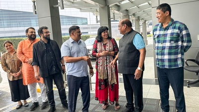 An all-party delegation led by JDU MP Sanjay Kumar Jha leaves from Delhi airport to Japan, Indonesia, Malaysia, South Korea, and Singapore, taking India’s message against terrorism to the global stage, in New Delhi on Wednesday. (ANI) An all-party delegation led by JDU MP Sanjay Kumar Jha leaves from Delhi airport to Japan, Indonesia, Malaysia, South Korea, and Singapore, taking India’s message against terrorism to the global stage, in New Delhi on Wednesday. (ANI)