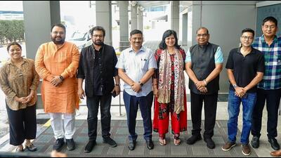 An all-party delegation led by JDU MP Sanjay Kumar Jha leaves from Delhi airport on Wednesday. (MEAIndia-X) An all-party delegation led by JDU MP Sanjay Kumar Jha leaves from Delhi airport on Wednesday. (MEAIndia-X)
