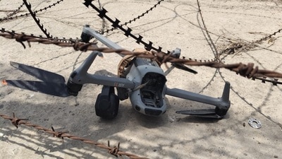 BSF spokesman said a DJI Mavic 3 Classic drone was found during a search operation in a field in Palha Megha village of the district. BSF spokesman said a DJI Mavic 3 Classic drone was found during a search operation in a field in Palha Megha village of the district.