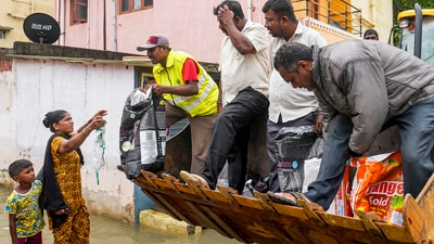 Bengaluru can draw lessons from China's sponge cities and Japan's underground flood tunnels to tackle floods, Knight Frank India has said. (Representational photo) (PTI) Bengaluru can draw lessons from China's sponge cities and Japan's underground flood tunnels to tackle floods, Knight Frank India has said. (Representational photo) (PTI)