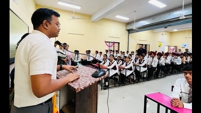 Deputy commissioner T Benith shared his journey to becoming an IAS officer. (HT Photo) Deputy commissioner T Benith shared his journey to becoming an IAS officer. (HT Photo)