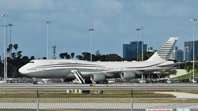US Defense Secretary Pete Hegseth has accepted the Boeing 747 that the Gulf emirate of Qatar offered to President Donald Trump for use as Air Force One, the Pentagon said Wednesday. (File) (AFP) US Defense Secretary Pete Hegseth has accepted the Boeing 747 that the Gulf emirate of Qatar offered to President Donald Trump for use as Air Force One, the Pentagon said Wednesday. (File) (AFP)