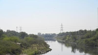 In its 2022 rulings, the NGT had imposed interim environmental compensation of ₹100 crore on Noida authority and ₹50 crore on DJB for their alleged failure to prevent untreated sewage from entering the Kondli and Shahdara drains, which eventually pollute the Yamuna and Ganga rivers. (Sunil Ghosh/HT Photo) In its 2022 rulings, the NGT had imposed interim environmental compensation of ₹100 crore on Noida authority and ₹50 crore on DJB for their alleged failure to prevent untreated sewage from entering the Kondli and Shahdara drains, which eventually pollute the Yamuna and Ganga rivers. (Sunil Ghosh/HT Photo)