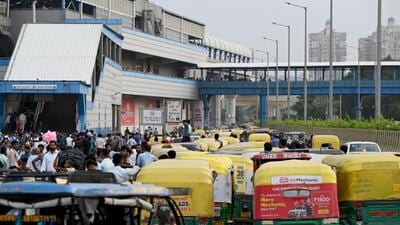Last Friday, the situation boiled over when hundreds of passengers staged a spontaneous protest under the Metro station. The protest briefly disrupted traffic and highlighted growing frustration with both the fare hike and the lack of viable alternatives. (Sunil Ghosh/HT Photo) Last Friday, the situation boiled over when hundreds of passengers staged a spontaneous protest under the Metro station. The protest briefly disrupted traffic and highlighted growing frustration with both the fare hike and the lack of viable alternatives. (Sunil Ghosh/HT Photo)