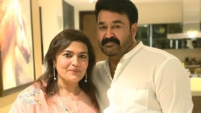 And now, 37 years later, Mohanlal seems as head-over-heels for Suchitra as he once was, publicly sharing his love for her on their anniversaries. (Mohanlal/Instagram) And now, 37 years later, Mohanlal seems as head-over-heels for Suchitra as he once was, publicly sharing his love for her on their anniversaries. (Mohanlal/Instagram)