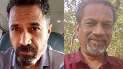 Ritesh Banglani (L) reacted to a post on Bengaluru by Sridhar Vembu (R), Zoho founder. Ritesh Banglani (L) reacted to a post on Bengaluru by Sridhar Vembu (R), Zoho founder.
