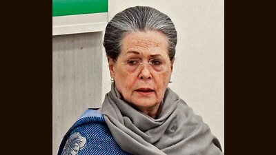 The federal agency had recorded the former Congress president’s statement under section 50 of the Prevention of Money Laundering Act (PMLA) on three dates in July 2022. (ANI PHOTO) The federal agency had recorded the former Congress president’s statement under section 50 of the Prevention of Money Laundering Act (PMLA) on three dates in July 2022. (ANI PHOTO)