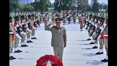 The promotion is an ominous one; it is worth remembering that Pakistan’s last field marshal was the country’s first military dictator and longest-serving head of State (AP) The promotion is an ominous one; it is worth remembering that Pakistan’s last field marshal was the country’s first military dictator and longest-serving head of State (AP)