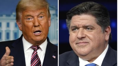 As Trump rallied Republicans to back his “big beautiful bill” on Capitol Hill Tuesday, he appeared to poke fun at Pritzker's weight and dub him the “worst governor in the country.” (AP ) As Trump rallied Republicans to back his “big beautiful bill” on Capitol Hill Tuesday, he appeared to poke fun at Pritzker's weight and dub him the “worst governor in the country.” (AP )