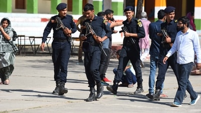 The evacuation was carried out around 2 pm, and after several hours of extensive checking, authorities confirmed the absence of any suspicious items. (File) (Pic used for representation) (HT Photo) The evacuation was carried out around 2 pm, and after several hours of extensive checking, authorities confirmed the absence of any suspicious items. (File) (Pic used for representation) (HT Photo)