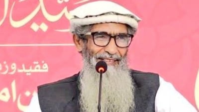 LeT founding member Amir Hamza was hospitalised after an accident at his residence in Lahore. (Lt Col Shubhankar Mishra (Rtd)/X) LeT founding member Amir Hamza was hospitalised after an accident at his residence in Lahore. (Lt Col Shubhankar Mishra (Rtd)/X)