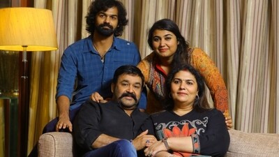 Much like some of the characters he plays, including Drishyam, Mohanlal is touted to be a complete family man. (Pranav Mohanlal fan club/X) Much like some of the characters he plays, including Drishyam, Mohanlal is touted to be a complete family man. (Pranav Mohanlal fan club/X)