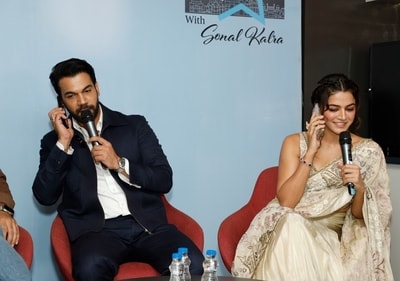 Rajkummar Rao and Wamiqa Gabbi participated in fun games too! Rajkummar Rao and Wamiqa Gabbi participated in fun games too!