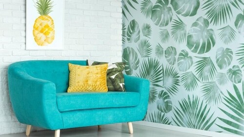 Home decor idea: Balance floral prints with some neutral colours to enhance your interiors. (Shutterstock) Home decor idea: Balance floral prints with some neutral colours to enhance your interiors. (Shutterstock)