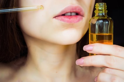 Facial oil provides hydration for dry skin type. (Shutterstock) Facial oil provides hydration for dry skin type. (Shutterstock)